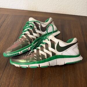 Nike Free Trainer 5.0 Oregon Ducks Win The Day Promo Shoes Mens 10.5